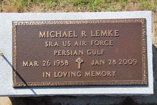 MICHAEL R LEMKE MEMORIAL CEMETERY STONE
