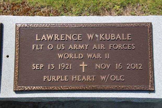 LAWRENCE W KUBALE MEMORIAL CEMETERY STONE