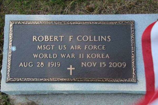 ROBERT F COLLINS MEMORIAL CEMETERY STONE