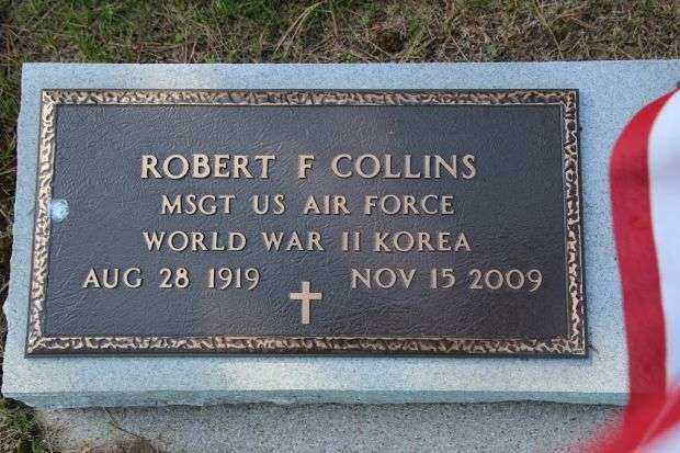 ROBERT F COLLINS MEMORIAL CEMETERY STONE