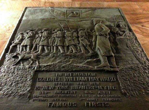 COLONEL WILLIAM HAYWARD WAR MEMORIAL PLAQUE