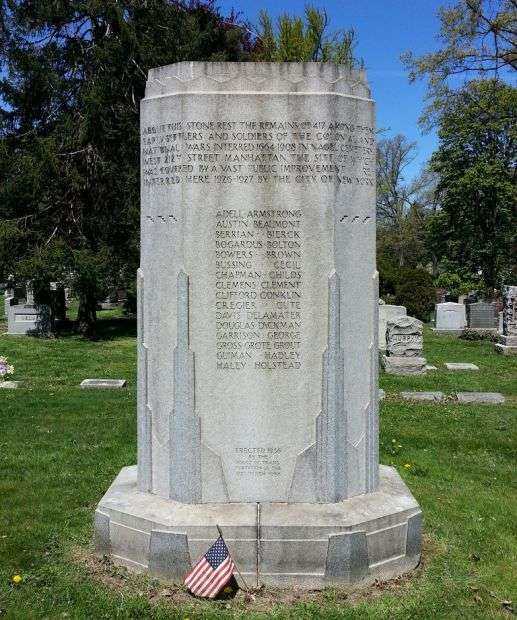 NAGEL CEMETERY REMAINS OF SOLDIERS OF THE COLONIAL AND NATIONAL WARS MEMORIAL
