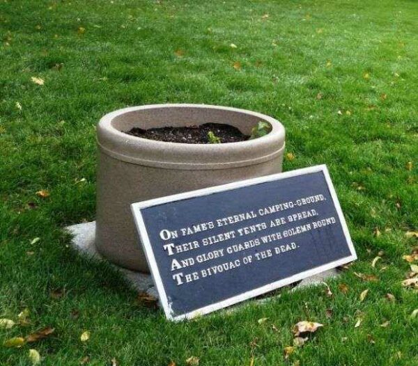 CYPRESS HILLS NATIONAL CEMETERY MEXICAN-AMERICAN WAR MEMORIAL PLAQUE