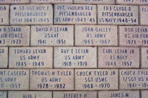 PIQUA WAR MEMORIAL BRICKS