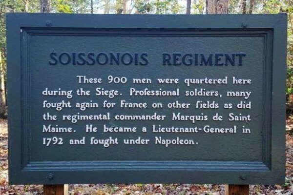 SOISSONOIS REGIMENT WAR MEMORIAL PLAQUE
