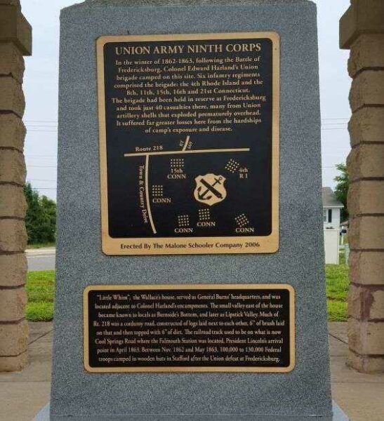 UNION ARMY NINTH CORPS WAR MEMORIAL FRONT
