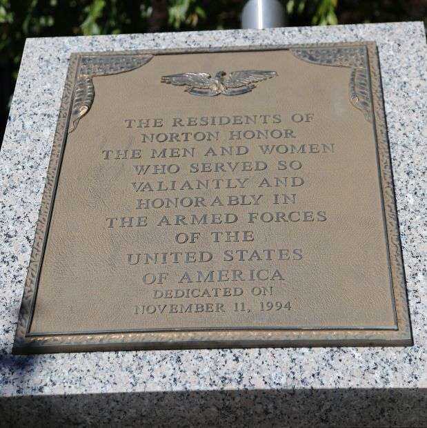 NORTON VETERANS MEMORIAL PLAQUE