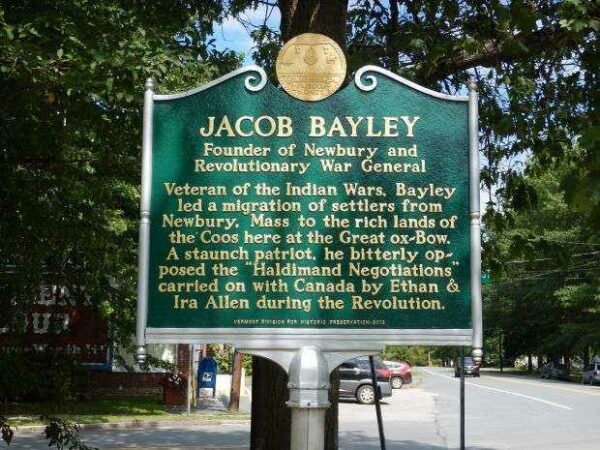 JACOB BAYLEY REVOLUTIONARY WAR MEMORIAL MARKER