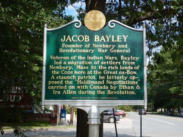 JACOB BAYLEY REVOLUTIONARY WAR MEMORIAL MARKER