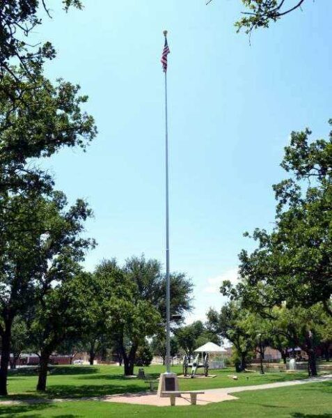 ALBERT G. MAROSCHER MEMORIAL FLAGPOLE