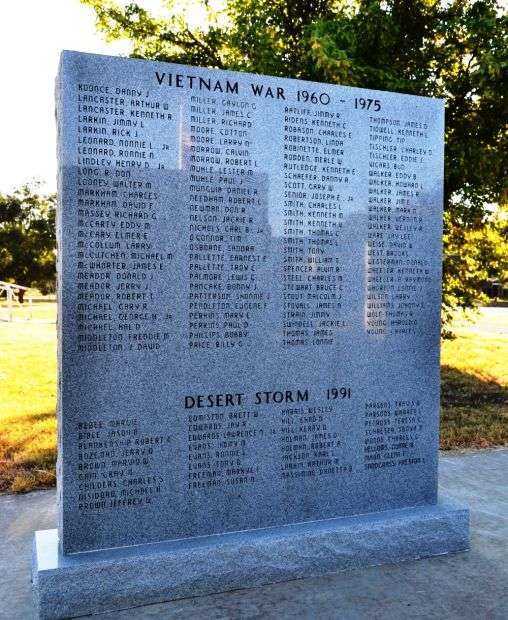RISING STAR AREA VETERANS MEMORIAL HONOR ROLL STONE L