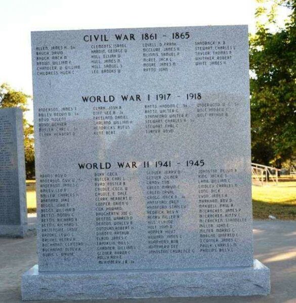 RISING STAR AREA VETERANS MEMORIAL HONOR ROLL STONE C
