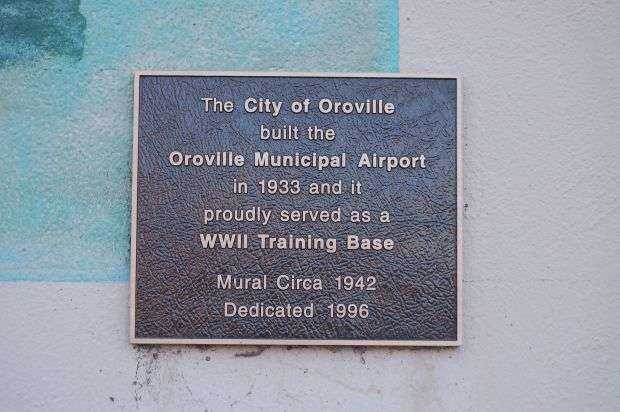 OROVILLE WWII TRAINING BASE MEMORIAL PLAQUE