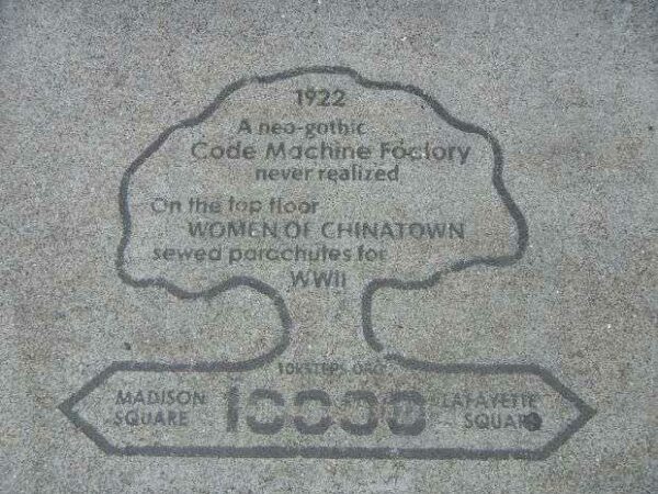 WOMEN OF CHINATOWN MEMORIAL STONE