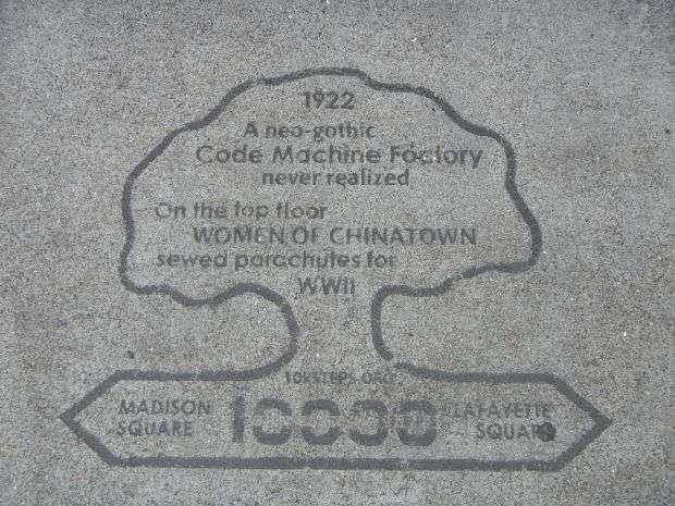 WOMEN OF CHINATOWN MEMORIAL STONE