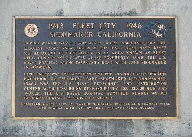 1943 FLEET CITY 1946 MEMORIAL PLAQUE