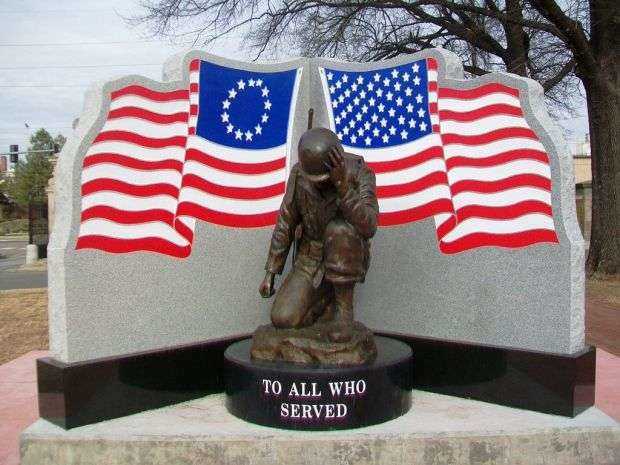 TO ALL WHO SERVED VETERANS MEMORIAL