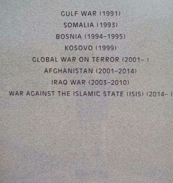 TO ALL WHO SERVED VETERANS MEMORIAL DEDICATION STONE B