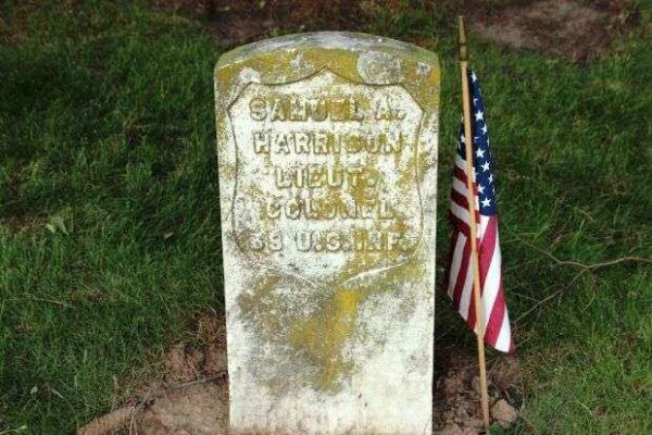 SAMUEL A. HARRISON MEMORIAL CEMETERY STONE