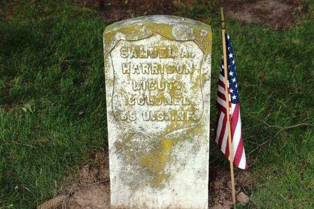SAMUEL A. HARRISON MEMORIAL CEMETERY STONE