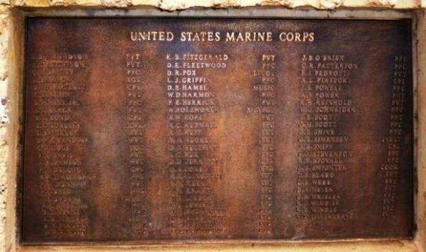 ARIZONA WORLD WAR II MEMORIAL ANCHOR PLAQUE B