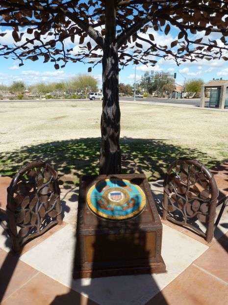 CITY OF GLENDALE VETERANS MEMORIAL COAST GUARD PLAQUEW