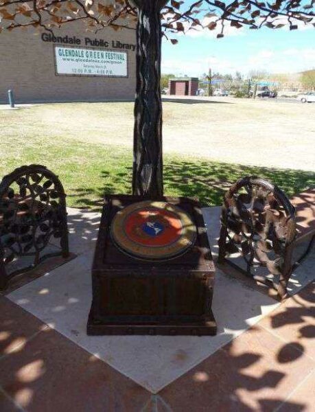 CITY OF GLENDALE VETERANS MEMORIAL MARINE CORPS PLAQUE