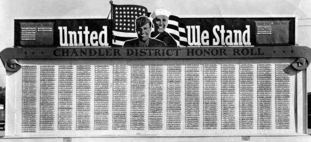 CHANDLER DISTRICT HONOR ROLL MEMORIAL