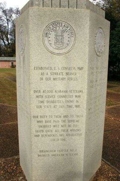JEFFERSON COUNTY DISABLED AMERICAN VETERANS MEMORIAL SIDE F