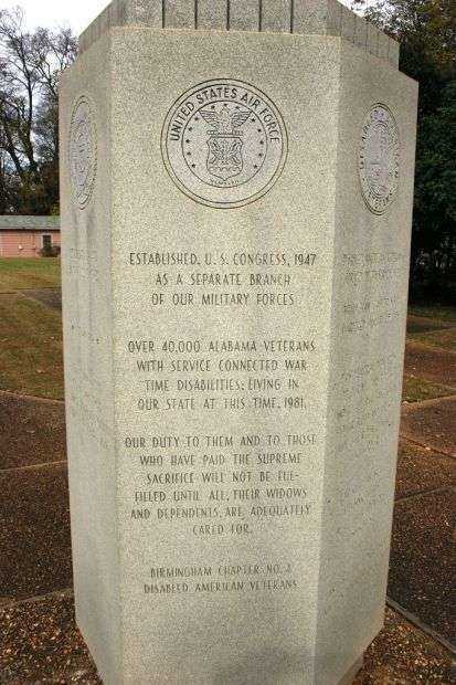 JEFFERSON COUNTY DISABLED AMERICAN VETERANS MEMORIAL SIDE F