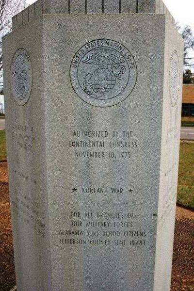 JEFFERSON COUNTY DISABLED AMERICAN VETERANS MEMORIAL SIDE D