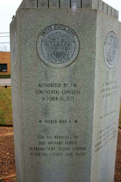 JEFFERSON COUNTY DISABLED AMERICAN VETERANS MEMORIAL SIDE C