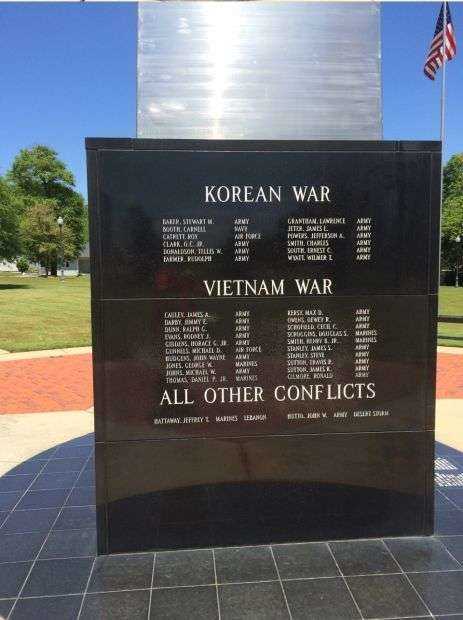 COVINGTON COUNTY WAR MEMORIAL SIDE D