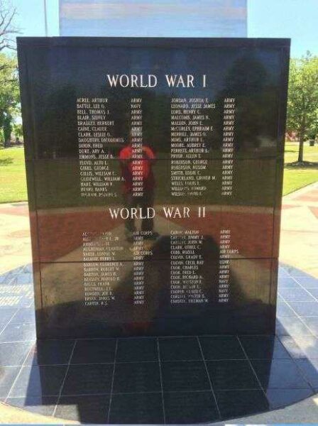 COVINGTON COUNTY WAR MEMORIAL SIDE B