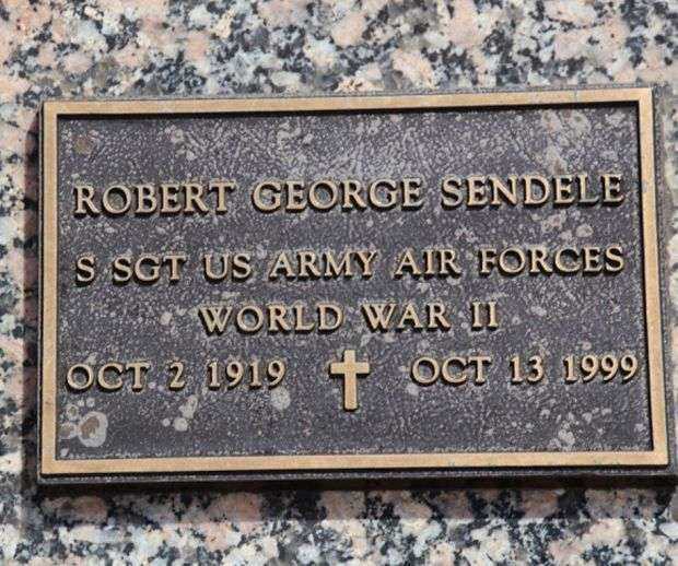 ROBERT GEORGE SENDELE MEMORIAL CEMETERY STONE
