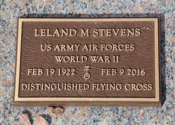 LELAND M STEVENS MEMORIAL CEMETERY STONE