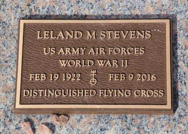 LELAND M STEVENS MEMORIAL CEMETERY STONE