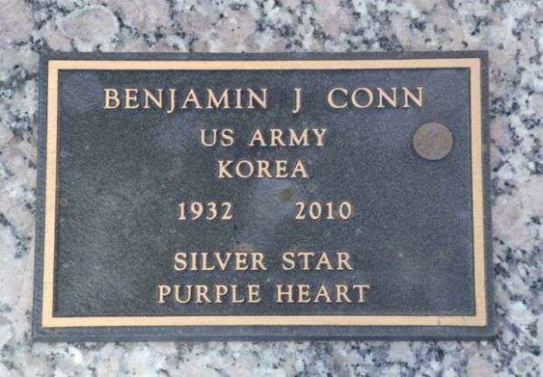 BENJAMIN J CONN MEMORIAL CEMETERY STONE
