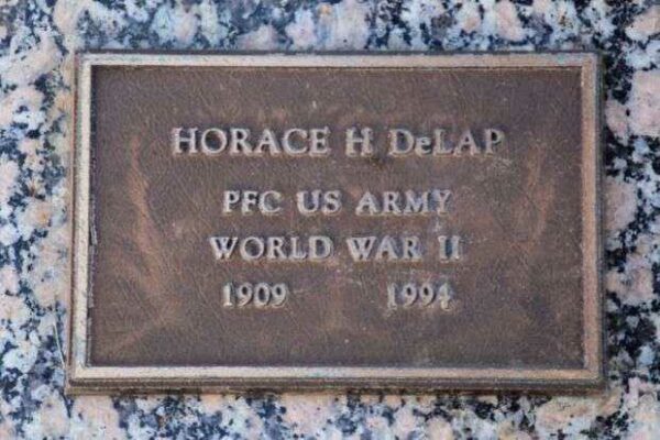 HORACE H DELAP MEMORIAL CEMETERY STONE