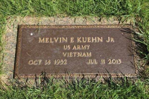 MELVIN E KUEHN JR MEMORIAL CEMETERY STONE