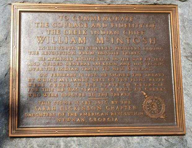 WILLIAM MCINTOSH WAR MEMORIAL PLAQUE