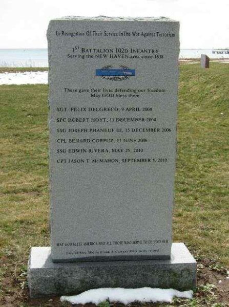 1ST BATTALION 102D INFANTRY MEMORIAL