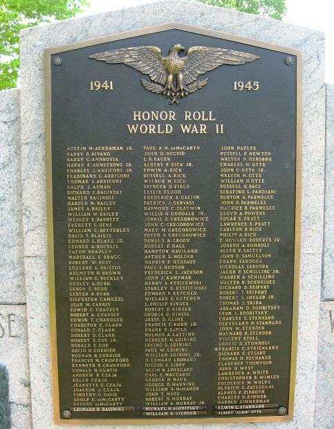 DURHAM VETERANS MEMORIAL PLAQUE D