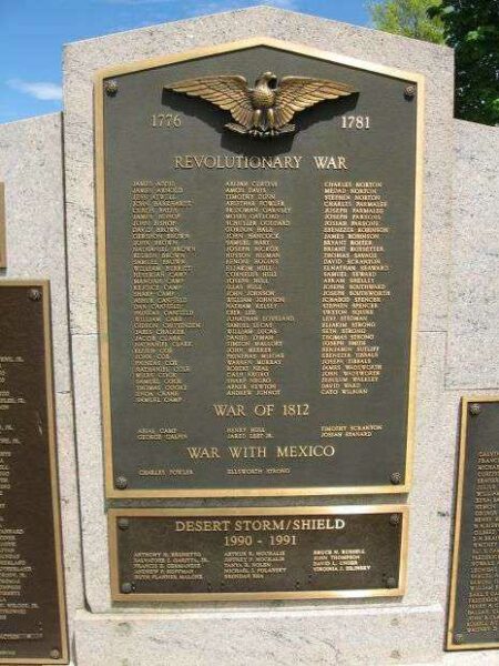DURHAM VETERANS MEMORIAL PLAQUE A