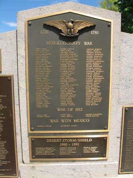 DURHAM VETERANS MEMORIAL PLAQUE A