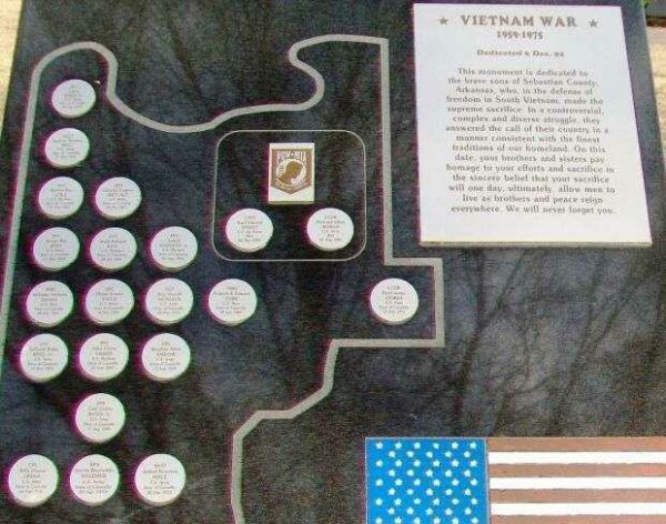 SEBASTIAN COUNTY VIETNAM VETERANS MEMORIAL HONOR ROLL A