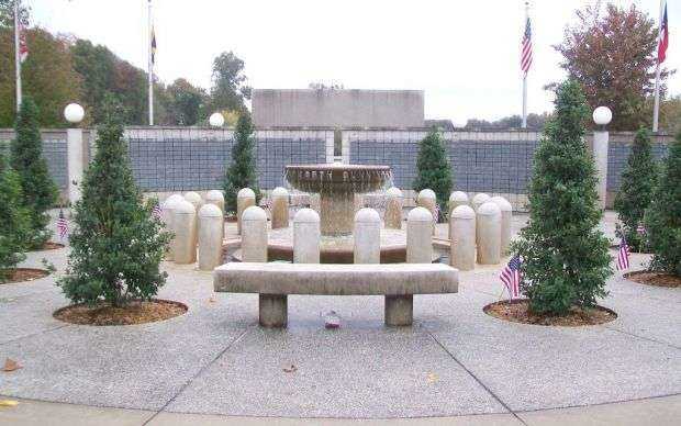 VETERANS WALL OF HONOR CENTER COURTYARD MEMORIAL
