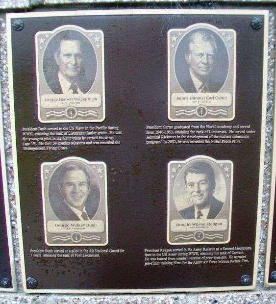 UNITED STATES COMMANDERS IN CHIEF WAR MEMORIAL PLAQUE G