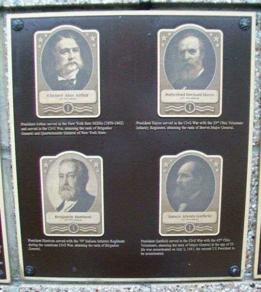 UNITED STATES COMMANDERS IN CHIEF WAR MEMORIAL PLAQUE D