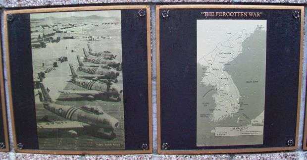 “FORGOTTEN WAR” MEMORIAL PLAQUES A & B